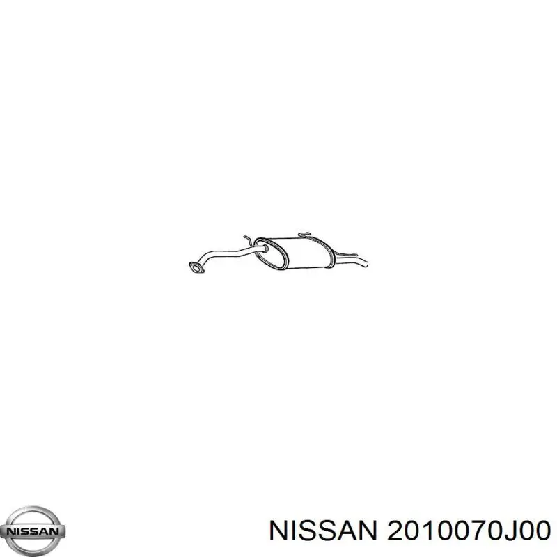B010M70J0A Nissan/Infiniti Выхлопная труба