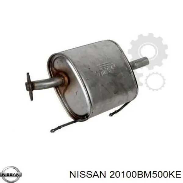 Глушитель  Nissan/Infiniti 201005M370
