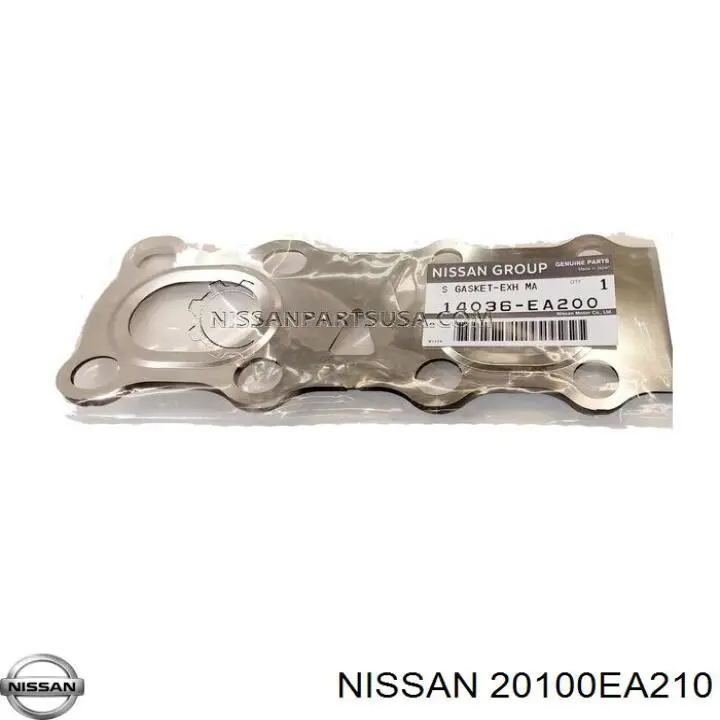 20100ZL00A Nissan/Infiniti Глушитель центральный
