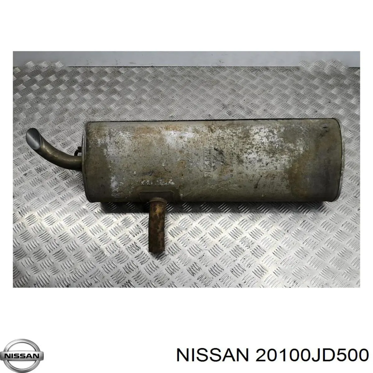 Купить 20100JD500 Nissan/Infiniti Глушитель, центральная и задняя часть