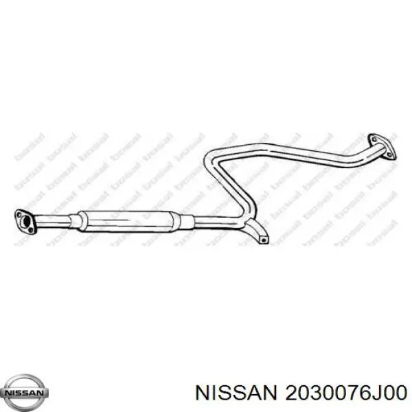2030076J00 Nissan/Infiniti Глушитель центральный