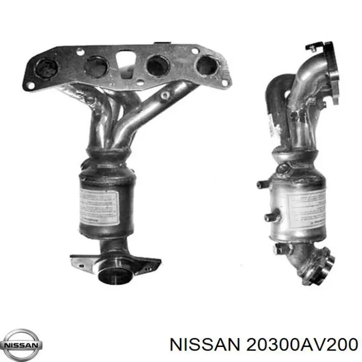 Средний глушитель Nissan/Infiniti 20300AV200