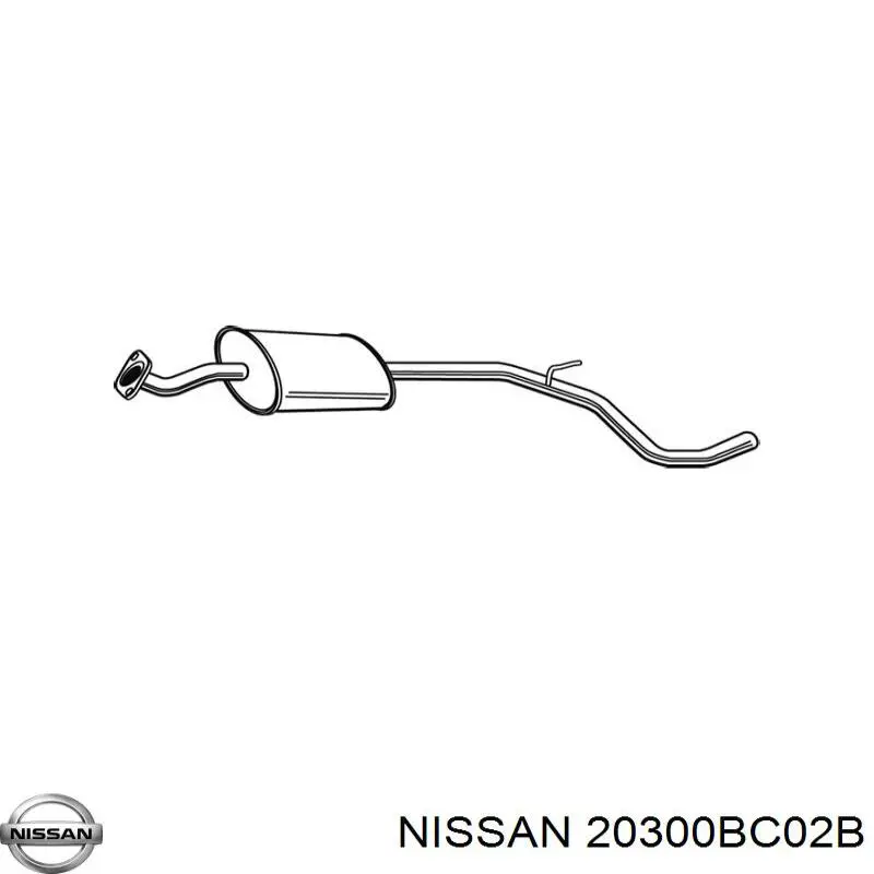Глушитель, центральная часть Nissan/Infiniti 20300BC02B цена, от 93.25 USD