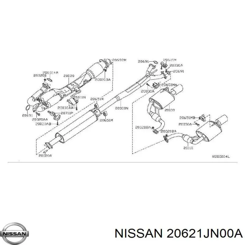  Nissan/Infiniti 20621JN00A цена, от 12.71 USD