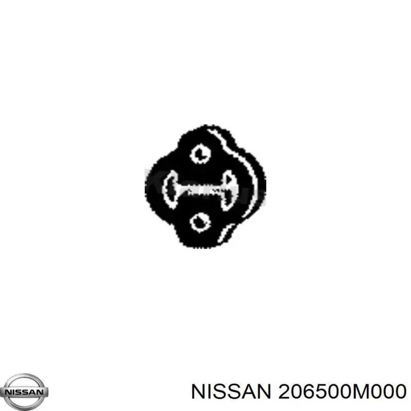 Подушка глушителя 206509C001 Nissan/Infiniti
