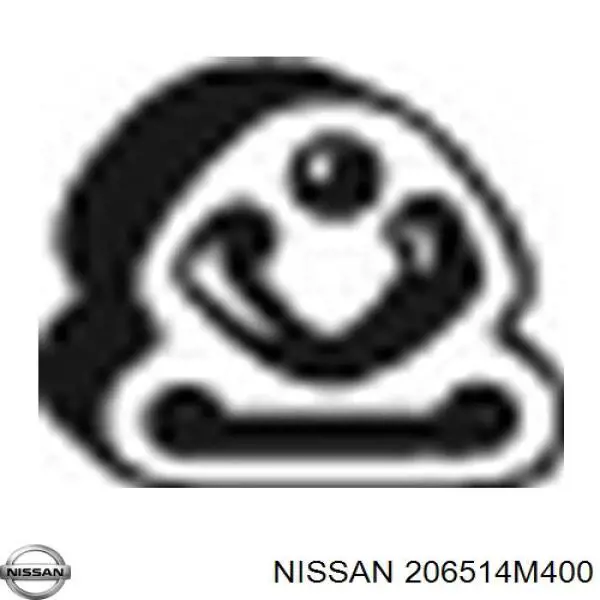 Подушка крепления глушителя Nissan 206514M400