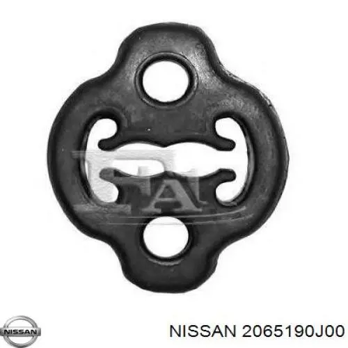 2065190J00 Nissan подушка глушителя