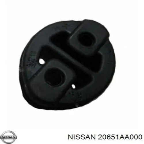 20651AA000 Nissan подушка крепления глушителя