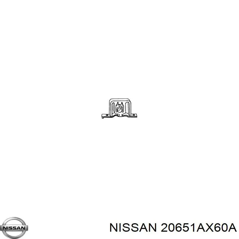 Подушка крепления глушителя Nissan/Infiniti 20651AX60A цена, от 7.18 USD