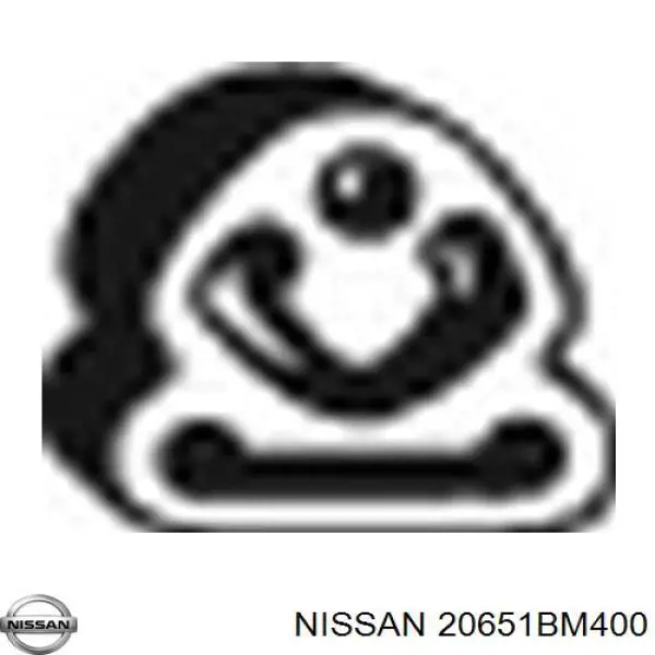 Подушка крепления глушителя Nissan 20651BM400