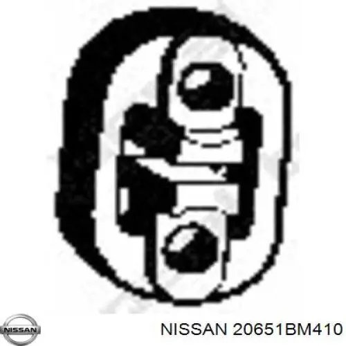 Подушка крепления глушителя Nissan/Infiniti 20651BM410 цена, от 2.29 USD
