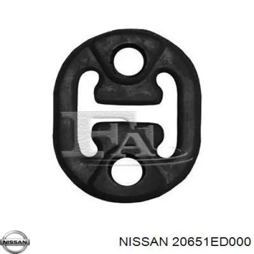 Soporte, silenciador 20651ED000 Nissan