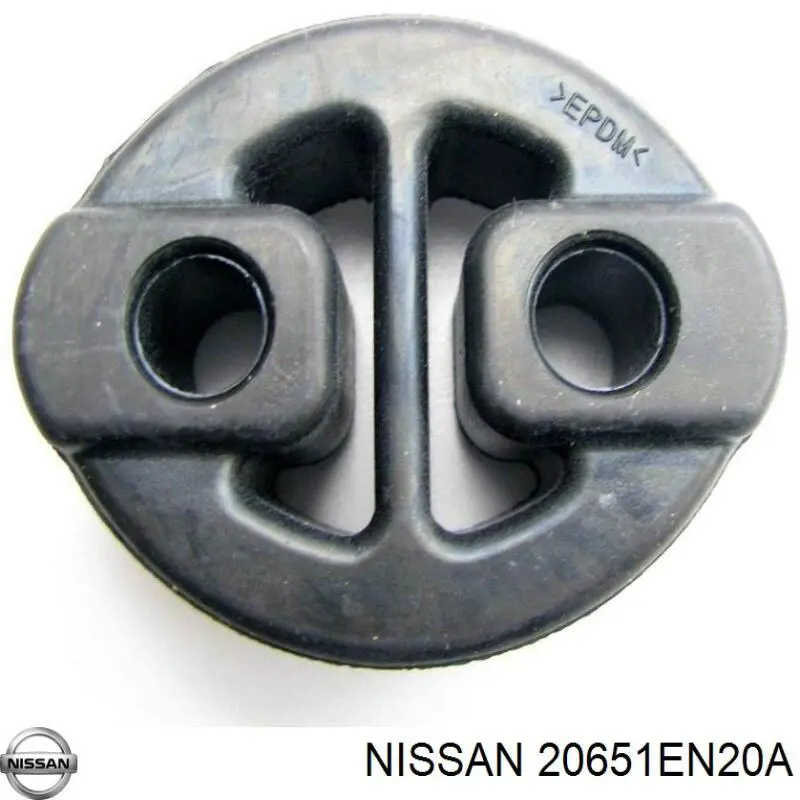 20651EN20A Nissan coxim de fixação do silenciador