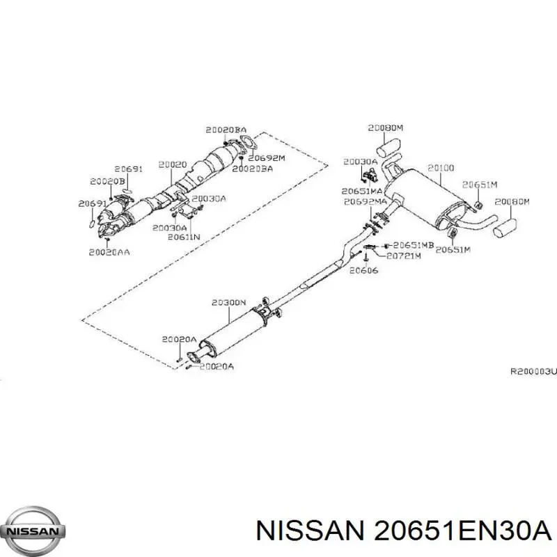  Nissan/Infiniti 20651EN30A цена, от 7.76 USD