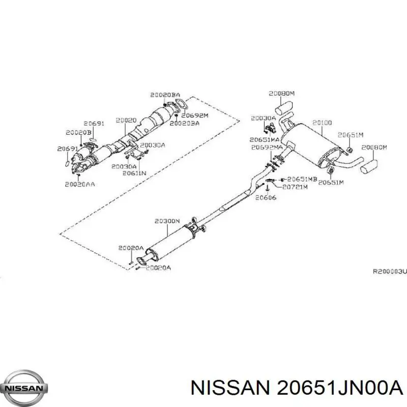  20651JN00A Nissan