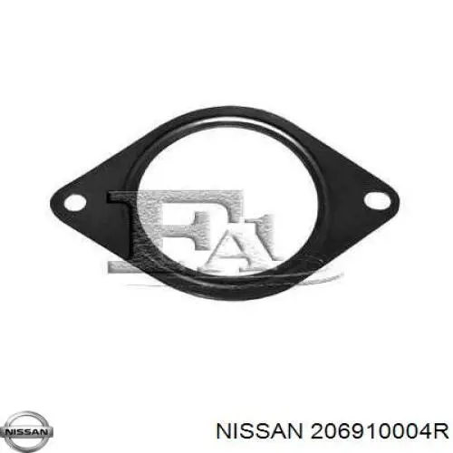 206910004R Nissan vedante de tubo de admissão do silenciador