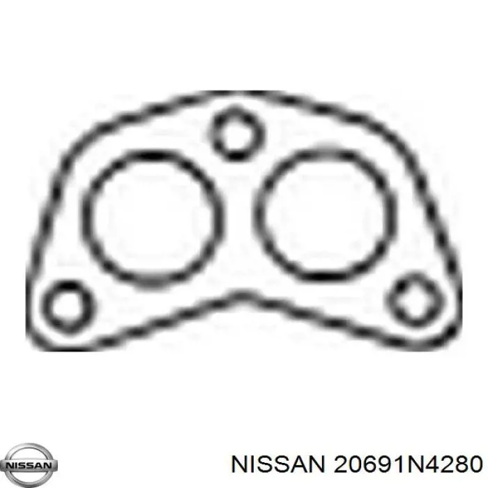 Прокладка глушителя 20691N4280 Nissan