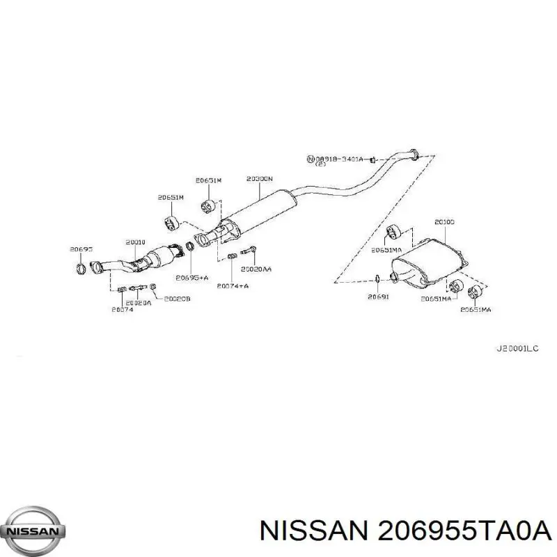 206955TA0A Nissan 