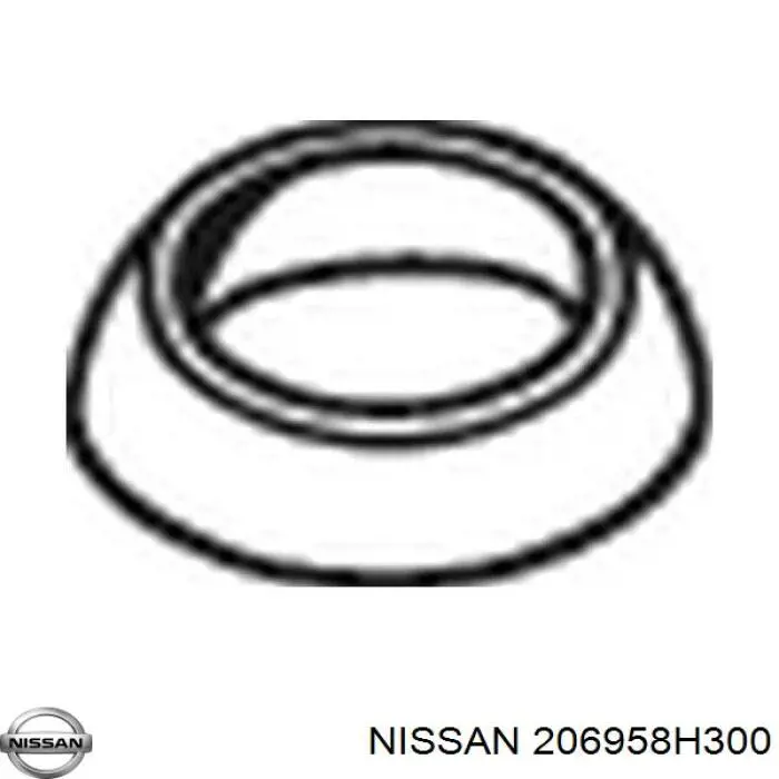 206958H300 Nissan кольцо приемной трубы глушителя