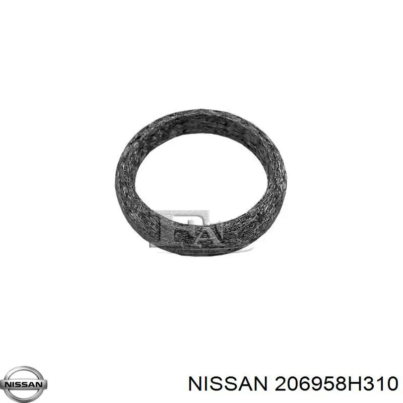 Прокладка приемной трубы Nissan/Infiniti 206958H32D