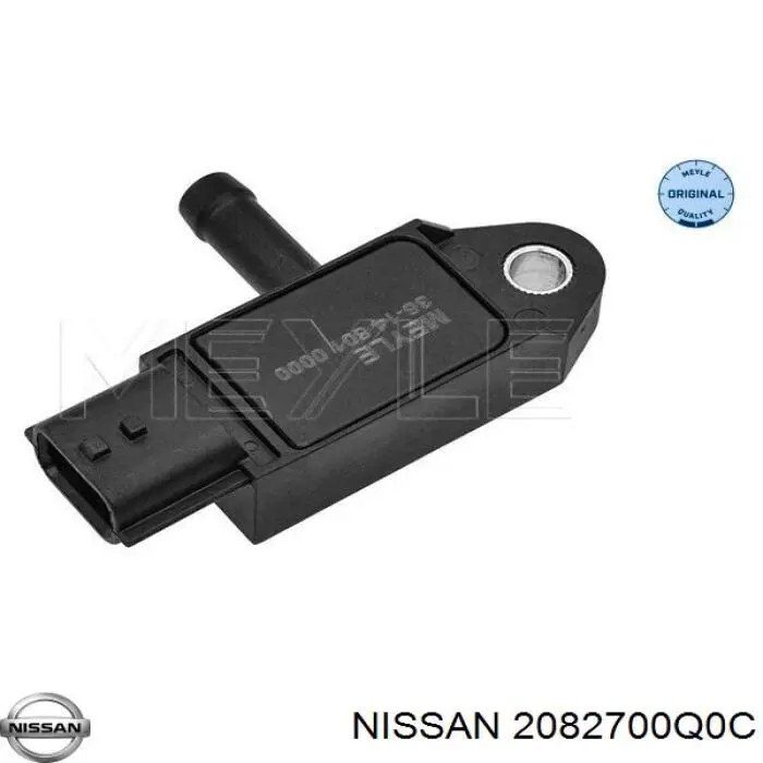 2082700Q0C Nissan sensor de pressão dos gases de escape