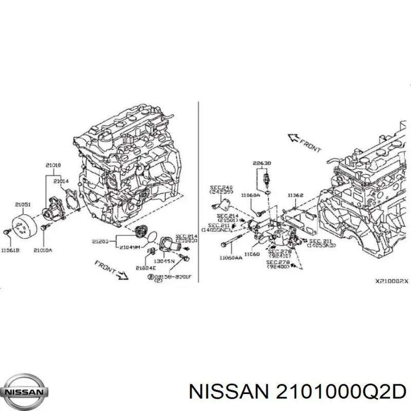  2101000Q2D Nissan