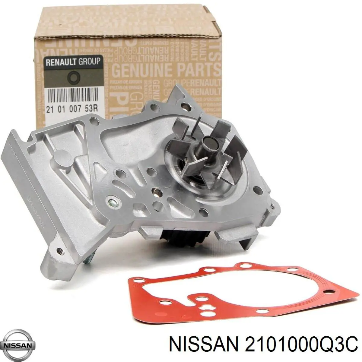Помпа охлаждения Nissan/Infiniti 2101000Q3C цена, от 167.51 USD