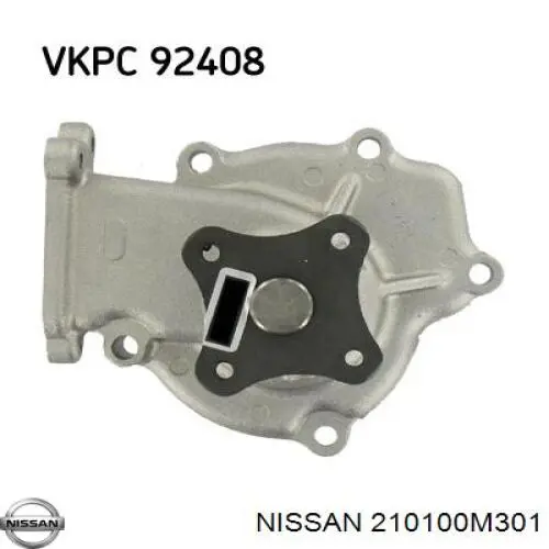 Помпа охлаждения Nissan/Infiniti 210100M301 цена, от 25.45 USD