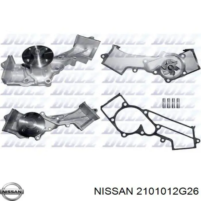 Купить 2101012GX7 Nissan/Infiniti Насос охлаждения
