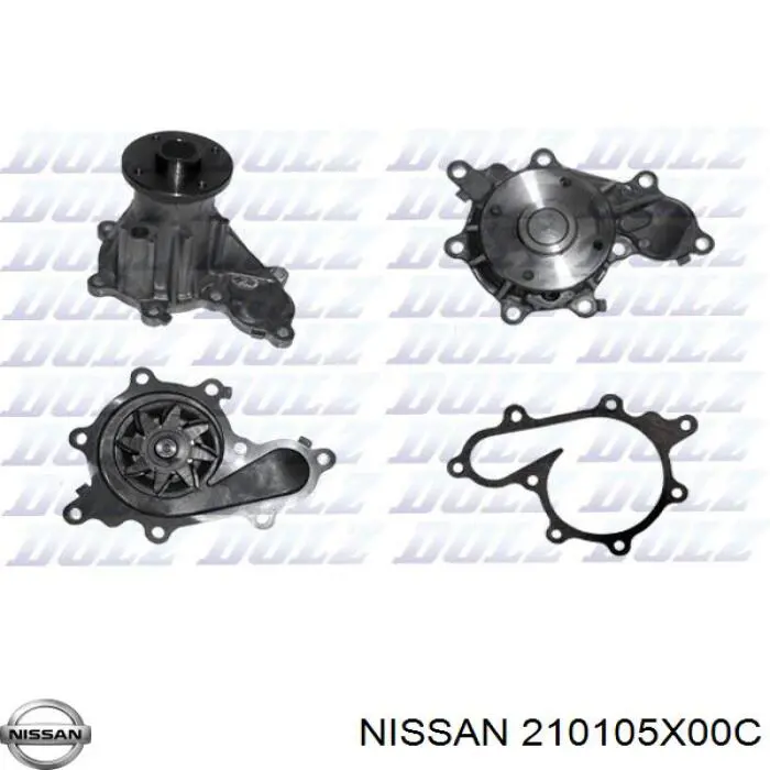 Помпа 210105X00C Nissan