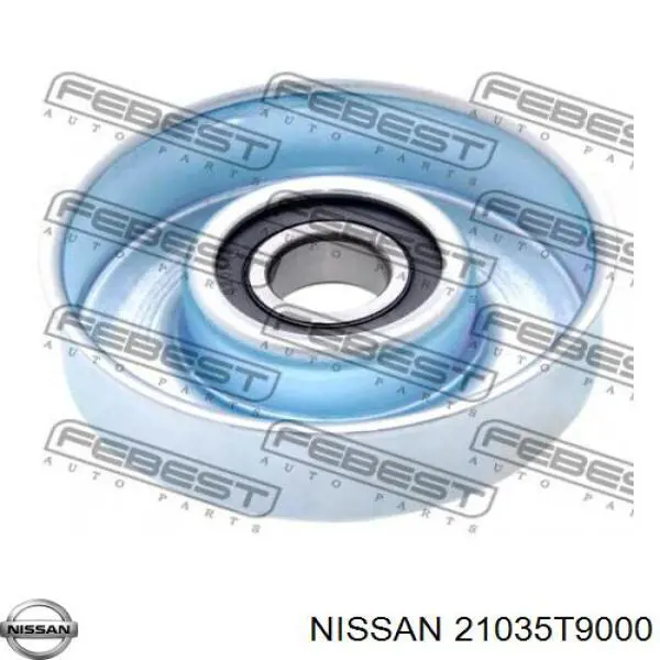 Опорный подшипник первичного вала КПП (центрирующий подшипник маховика) 21035T9000 Nissan