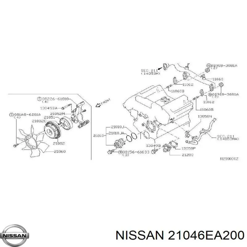  Nissan/Infiniti 21046EA200 цена, от 96.89 USD