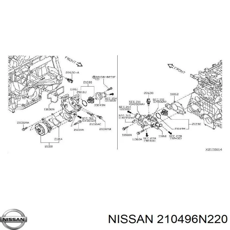  210496N220 Nissan