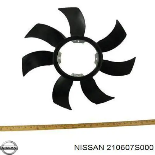Вентилятор (крыльчатка) радиатора охлаждения на Nissan Armada TA60