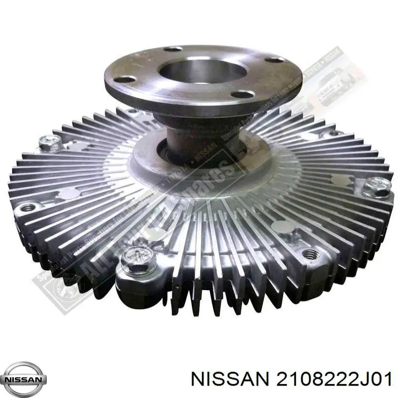 2108222J01 Nissan вискомуфта (вязкостная муфта вентилятора охлаждения)