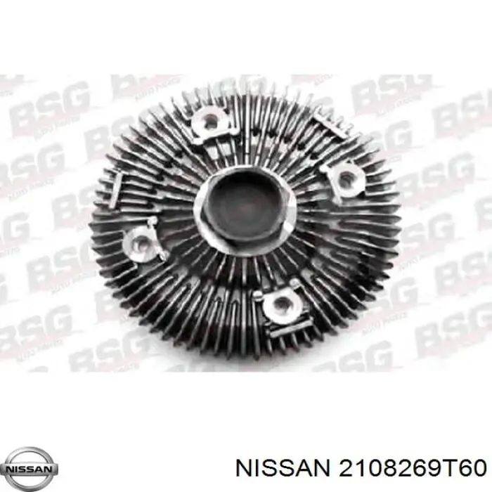 2108269T60 Nissan acoplamento viscoso de ventilador de esfriamento