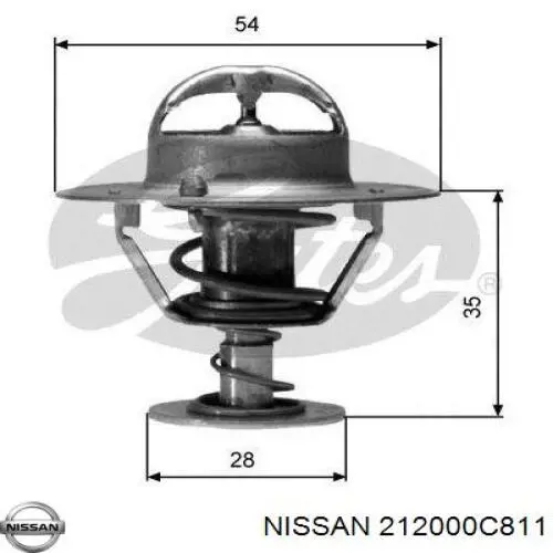 Термостат Nissan 212000C811