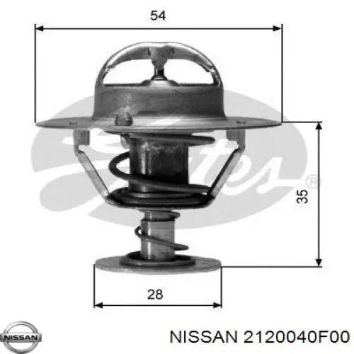 Термостат Nissan 2120040F00