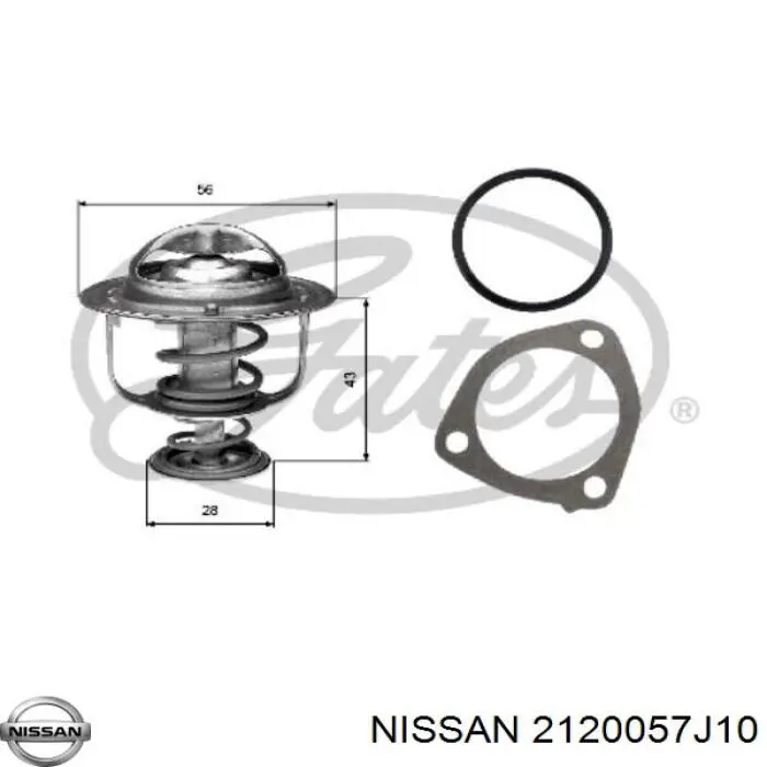 Купить 2120057J10 Nissan/Infiniti Автомобильный термостат