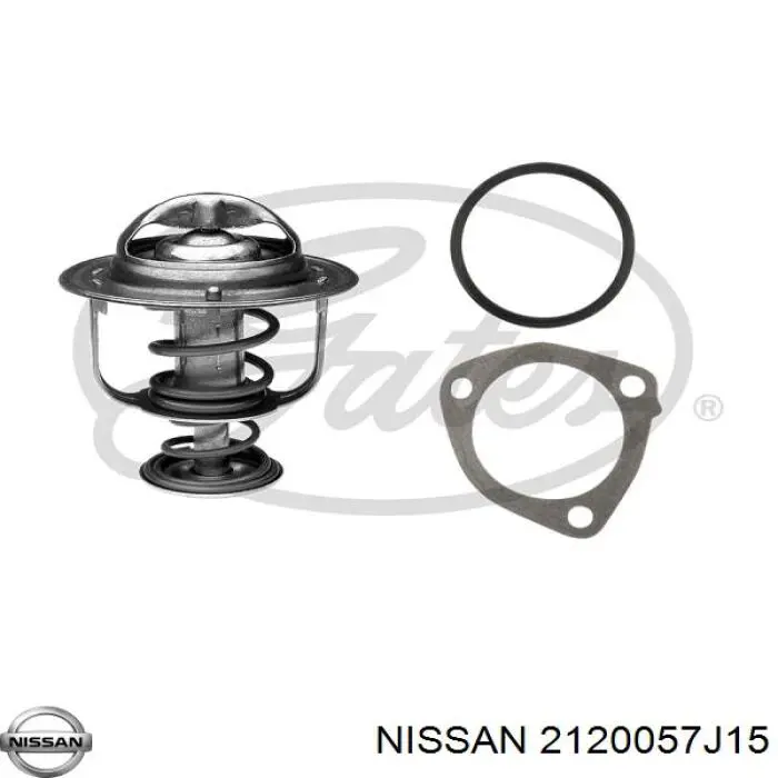 Termostato, refrigerante 2120057J15 Nissan