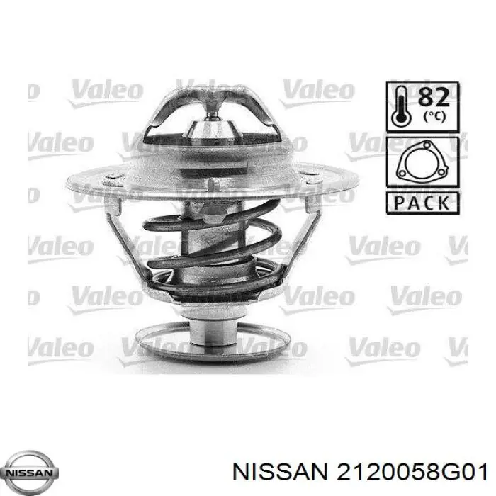 Термостат в корпусе Nissan/Infiniti 2120058G01 цена, от 7.76 USD