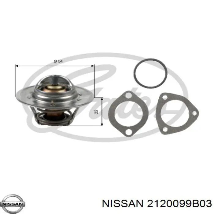 2120099B03 Nissan термостат