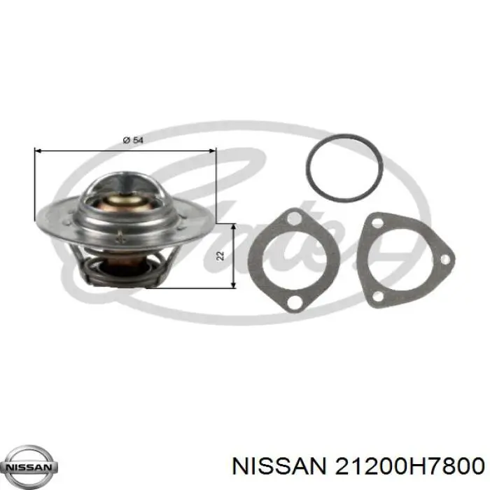 Купить 21200H7800 Nissan/Infiniti Автомобильный термостат