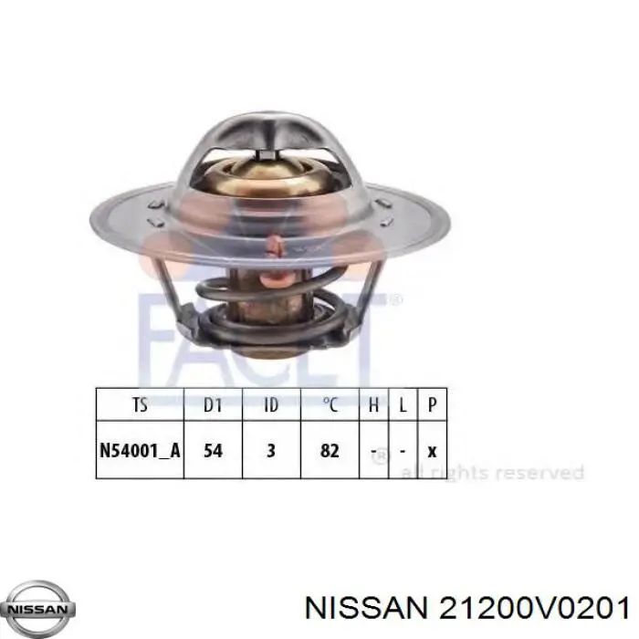 21200V0201 Nissan/Infiniti Авто термостат