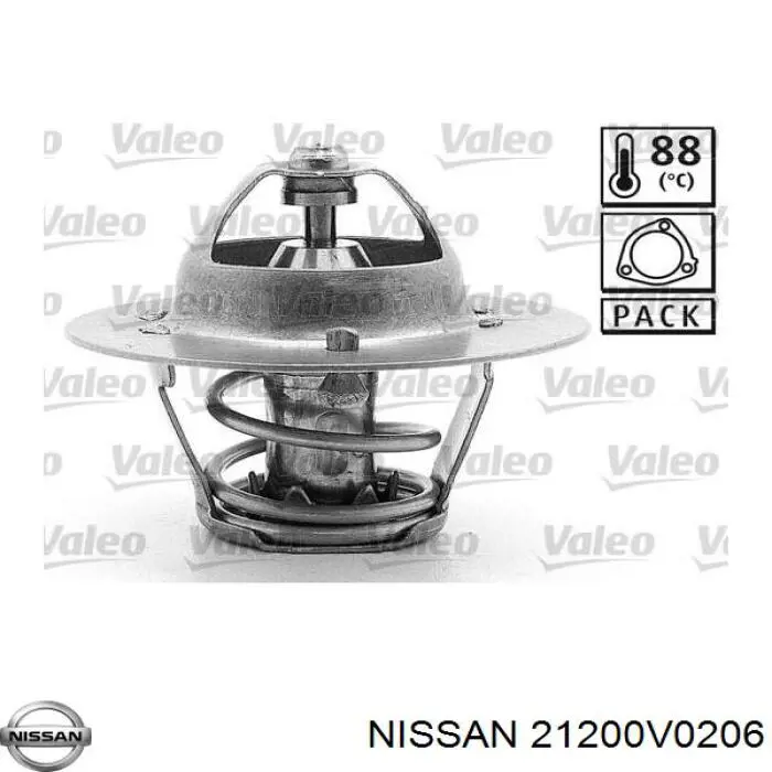 Купить 21200V0206 Nissan/Infiniti Автомобильный термостат