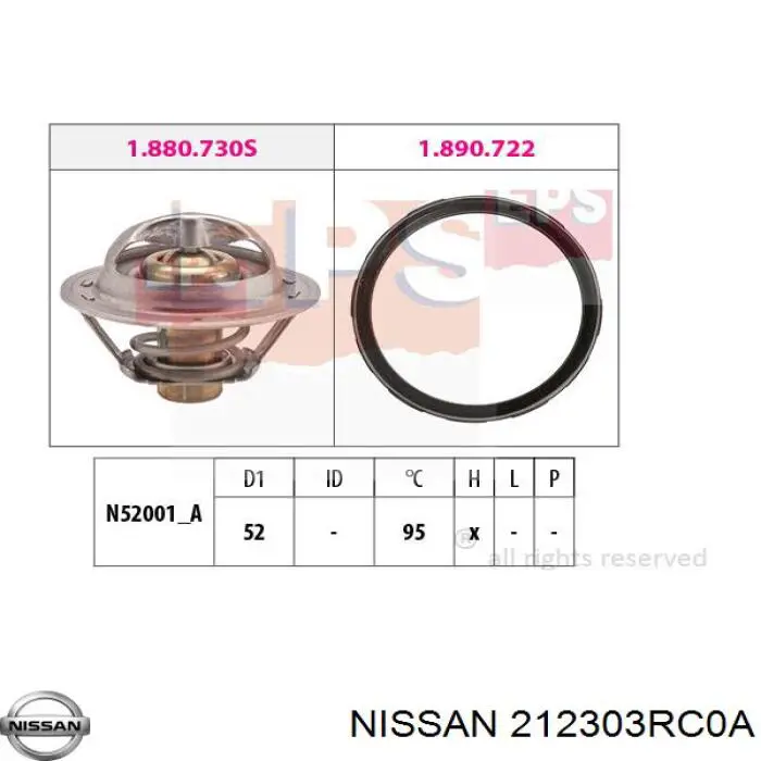 212303RC0A Nissan 