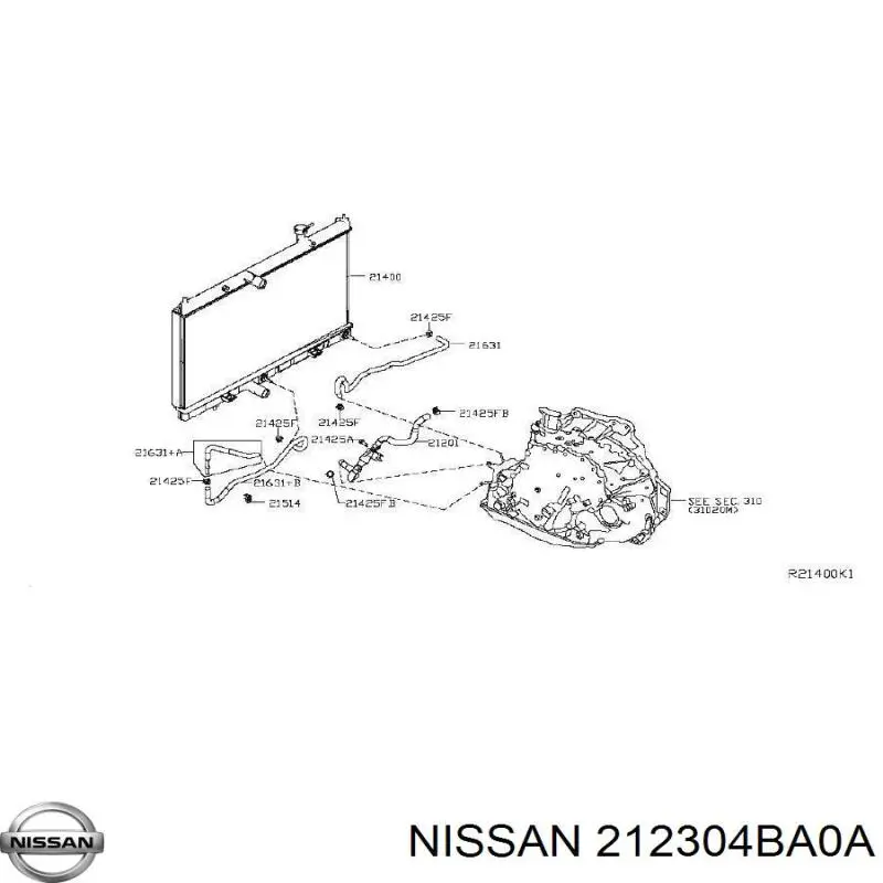  212304BA0A Nissan