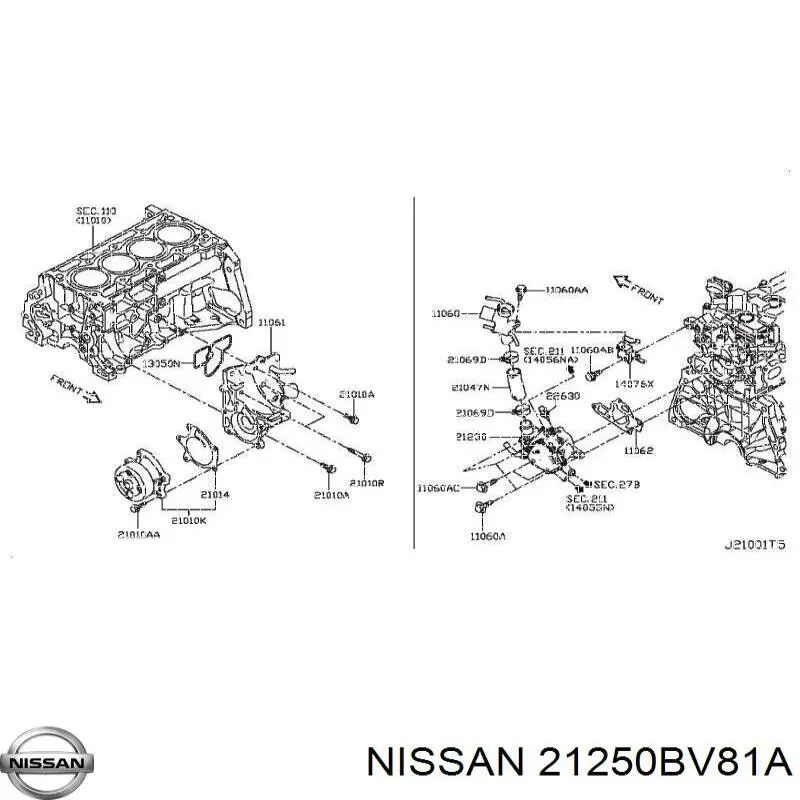 21250BV81A Nissan 