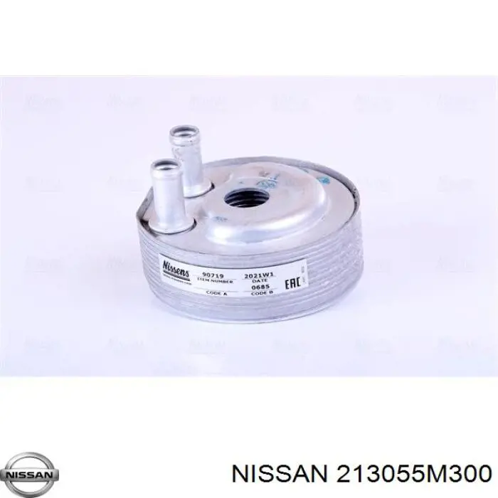213055M300 Nissan радиатор масляный