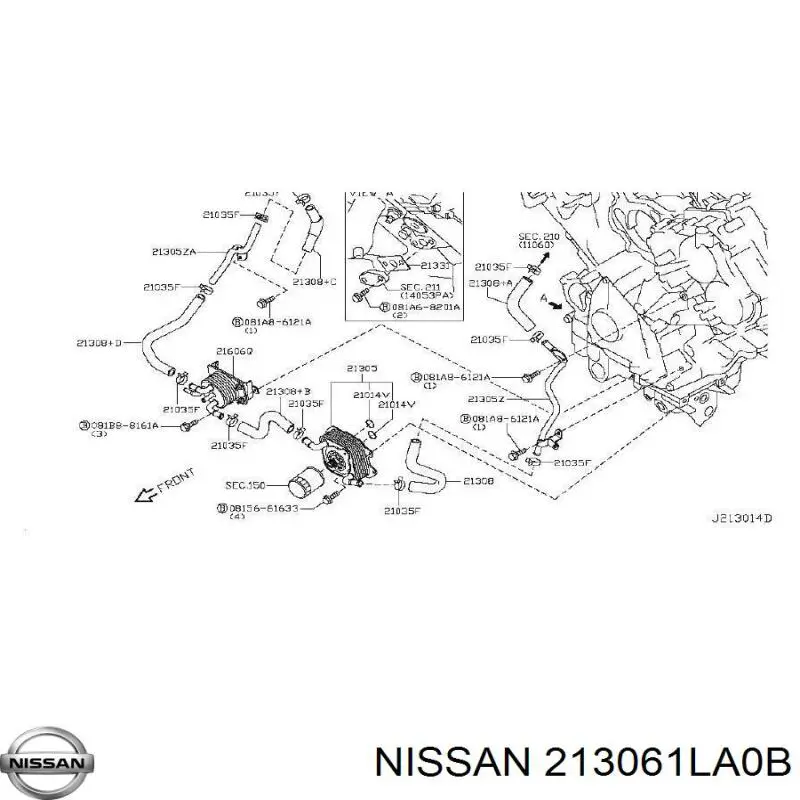 213061LA0B Nissan 